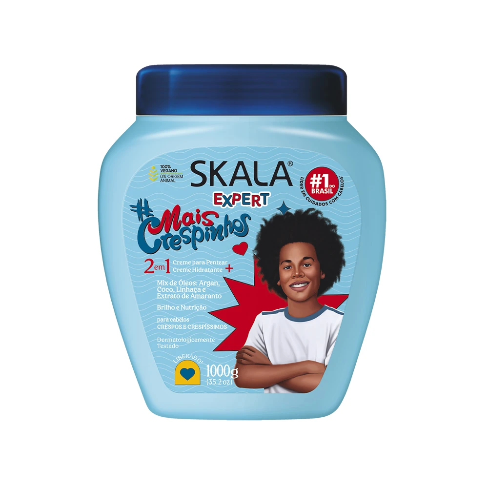 کرم-حالت-دهنده-و-مرطوب-کننده-موهای-فر-و-وز-2-در-1-اسکالا-Skala-Mais-Crespinhos-2-in-1-Kids-Treatment-Cream-2 کرم حالت دهنده و مرطوب کننده موهای فر و وز 2 در 1 اسکالا - Image 1